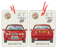 MG ZT190 2001-04 Air Freshener